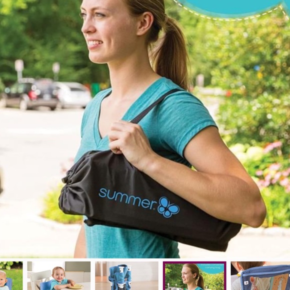 Kids Portable Chair- Blue - Picture 4 of 8